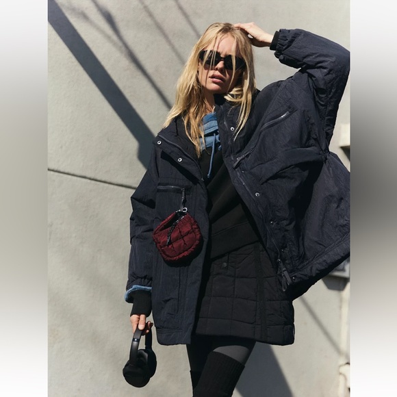 Free People Jackets & Blazers - Free People FP Movement  Billie Boxy Lightweight Insulated Jacket XL NWT
